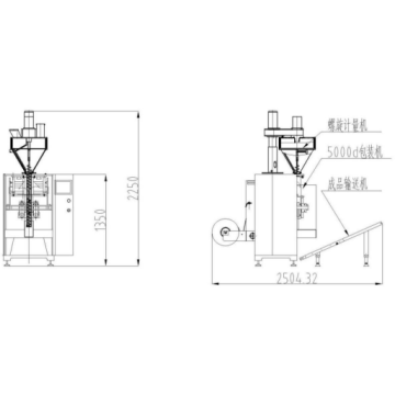 Màquina d&#39;embalatge automàtica industrial